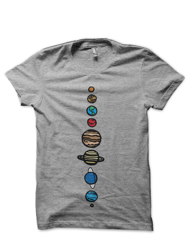 Planets Half Sleeve T-Shirt Hoodie, Sweatshirt | PureTeeCo.com
