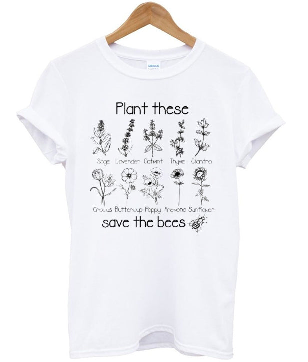 plant these save the bees t-shirt Hoodie, Sweatshirt | PureTeeCo.com
