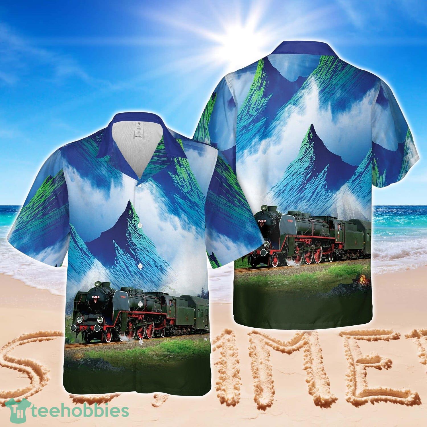 Pm 36-2 PKP – Polish State Railways Steam 4-6-2 Hawaiian Shirt Aloha Beach Shirt