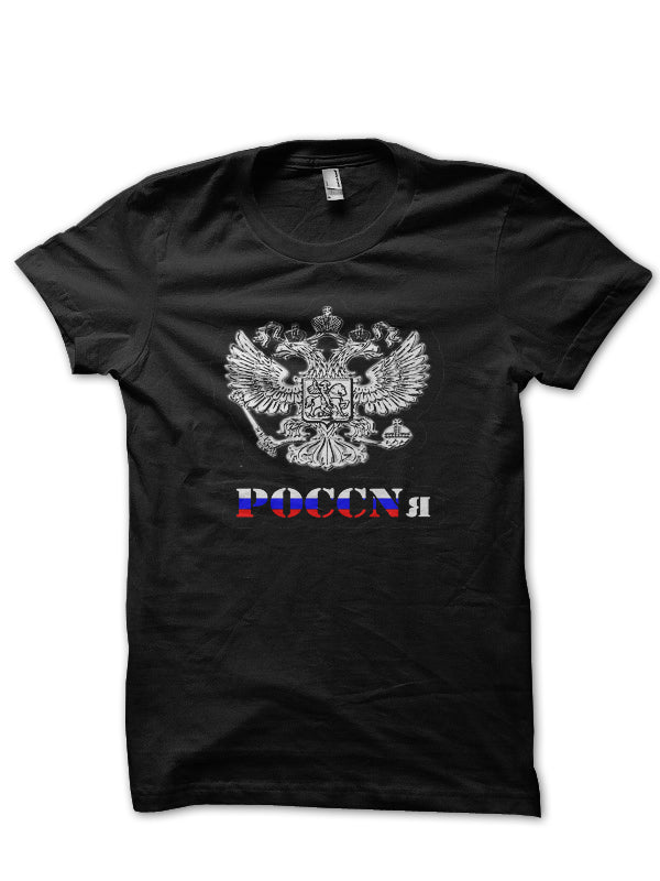 Poccnr Russia Half Sleeve T-Shirt Hoodie, Sweatshirt | PureTeeCo.com