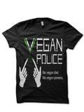 Vegan Police T-Shirt Hoodie, Sweatshirt | PureTeeCo.com