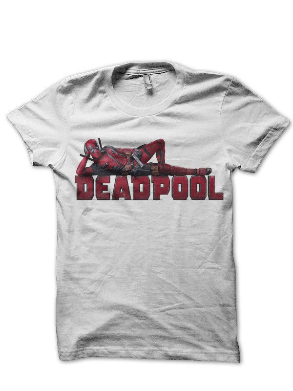 Deadpool Movie Poster White T-Shirt