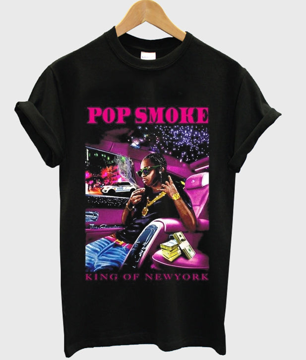pop smoke king of newyork t-shirt Hoodie, Sweatshirt | PureTeeCo.com