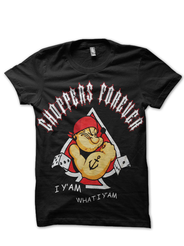 Popeye Black Tee Style002 Hoodie, Sweatshirt | PureTeeCo.com