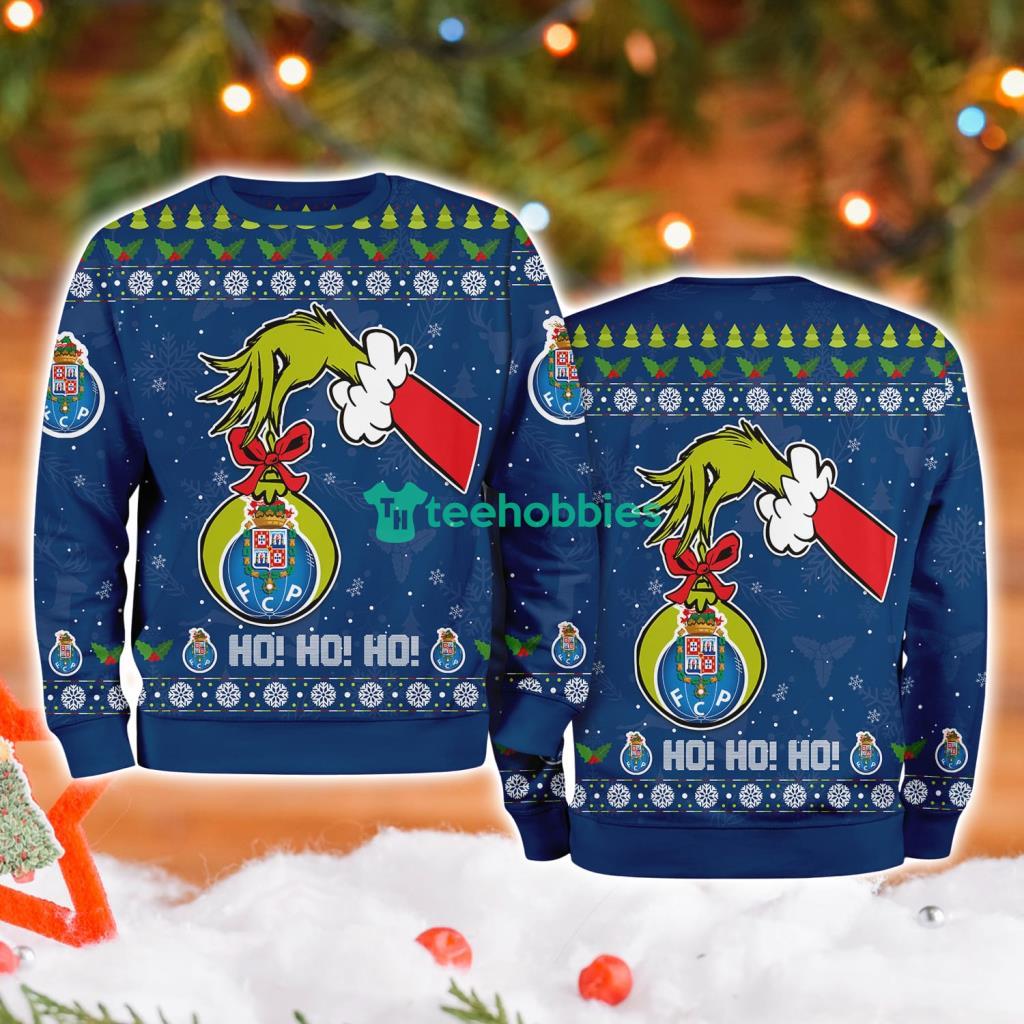 Porto Fc Grinch Hand Ugly Christmas Sweater 3D