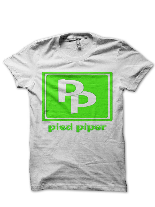 Pied Piper White T-Shirt Hoodie, Sweatshirt | PureTeeCo.com