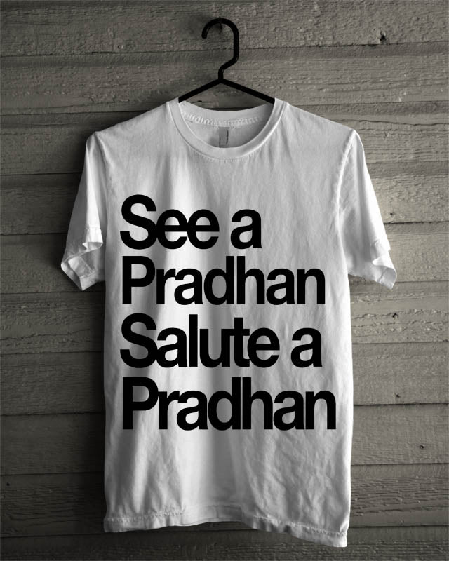 Pradhan White Tee Hoodie, Sweatshirt | PureTeeCo.com