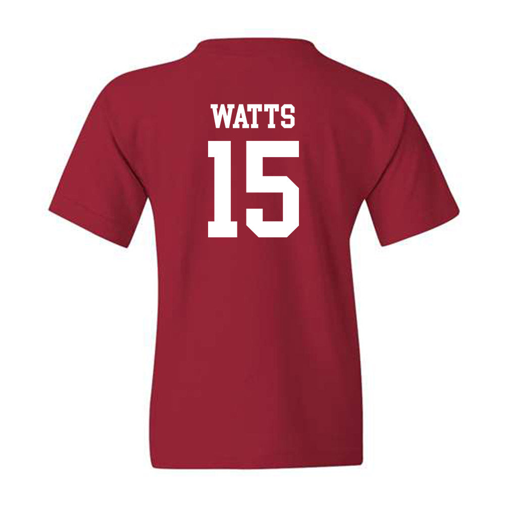 Alabama - Football Alumni : William Watts - Youth T-Shirt Generic Shersey Hoodie, Sweatshirt | PureTeeCo.com (Image 2)