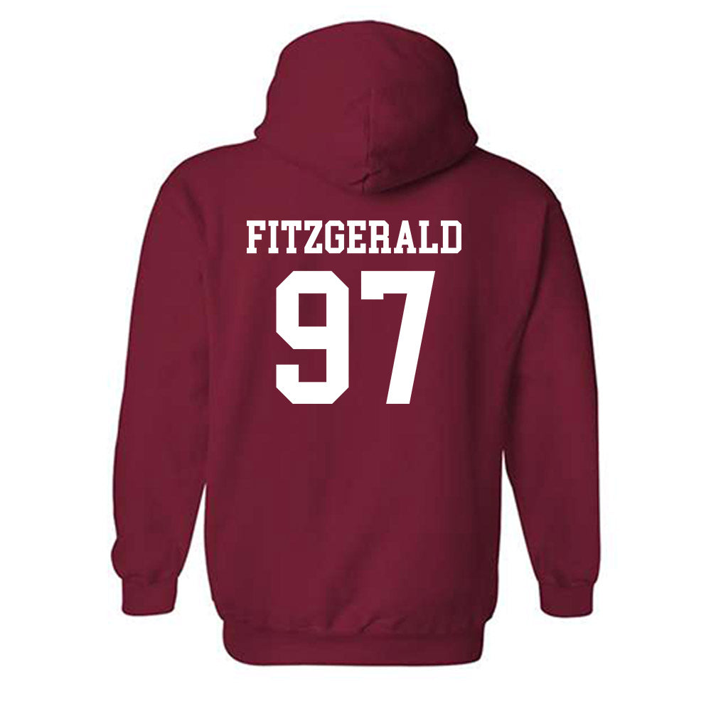 Alabama - Football Alumni : PJ Fitzgerald - Hooded Sweatshirt Generic Shersey T-Shirts, Hoodie | PureTeeCo.com (Image 2)