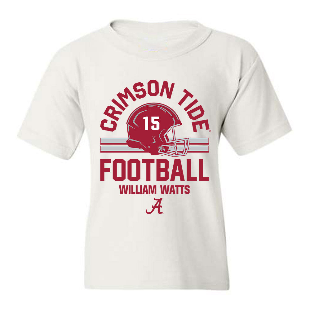 Alabama - Football Alumni : William Watts - Youth T-Shirt Classic Fashion Shersey Hoodie, Sweatshirt | PureTeeCo.com