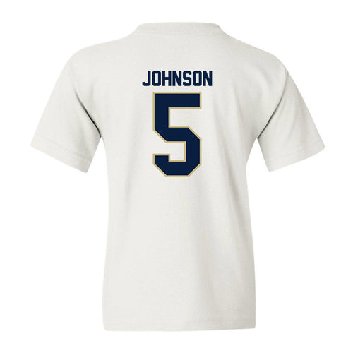 Akron - NCAA Men's Basketball : Tavari Johnson - Classic Fashion Shersey Youth T-Shirt Style002 Hoodie, Sweatshirt (Image 2)