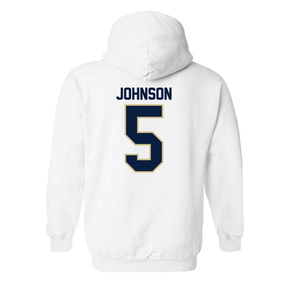 Akron - NCAA Men's Basketball : Tavari Johnson - Classic Fashion Shersey Hooded Sweatshirt Style001 T-Shirts,... (Image 2)