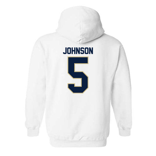 Akron - NCAA Men's Basketball : Tavari Johnson - Classic Fashion Shersey Hooded Sweatshirt Style001 T-Shirts,... (Image 2)