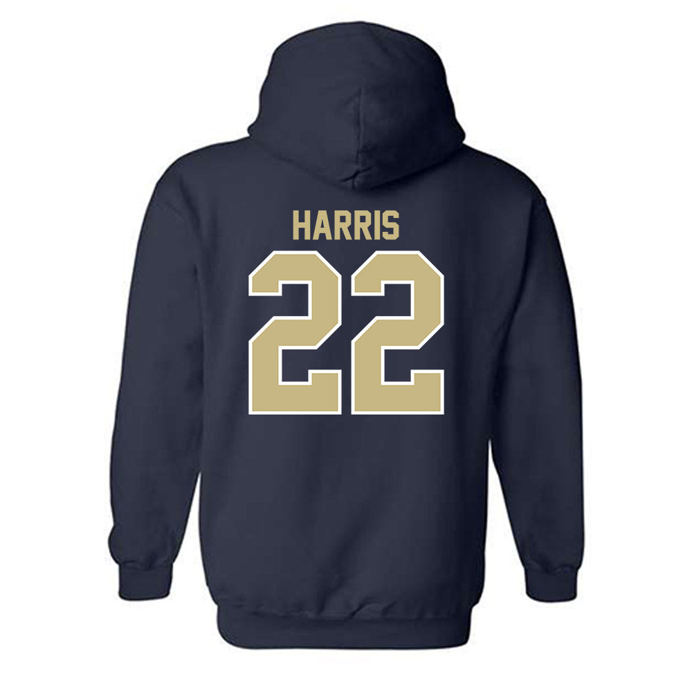 Akron - NCAA Men's Basketball : Josiah Harris - Classic Shersey Hooded Sweatshirt T-Shirts, Hoodie | PureTeeCo.com (Image 2)