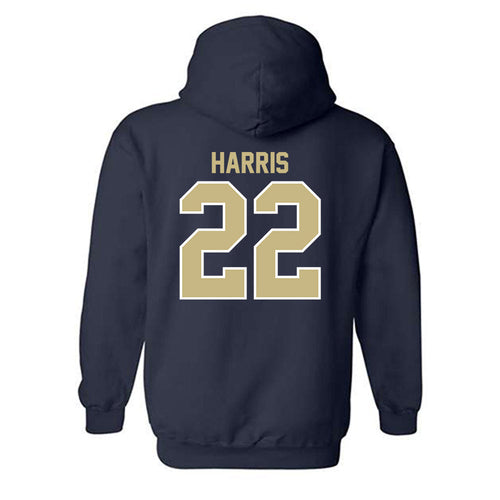 Akron - NCAA Men's Basketball : Josiah Harris - Classic Shersey Hooded Sweatshirt T-Shirts, Hoodie | PureTeeCo.com (Image 2)