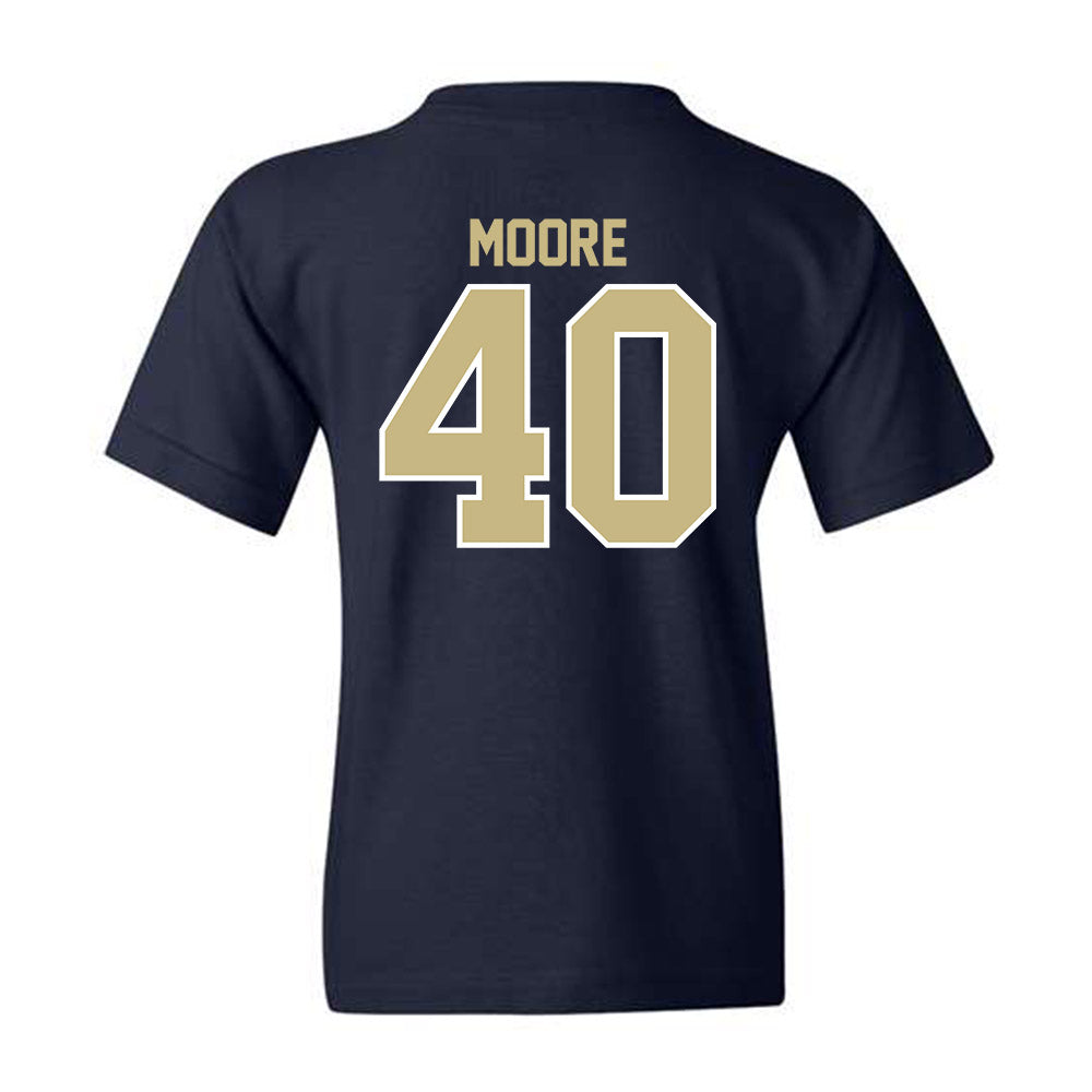 Akron - NCAA Baseball : David Moore - Classic Shersey Youth T-Shirt Hoodie, Sweatshirt | PureTeeCo.com (Image 2)