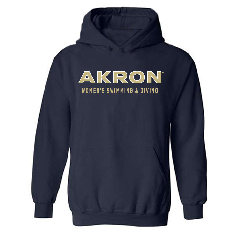 Akron - NCAA Women's Swimming & Diving : Alanis Santiago - Classic Shersey Hooded Sweatshirt T-Shirts, Hoodie (Image 1)