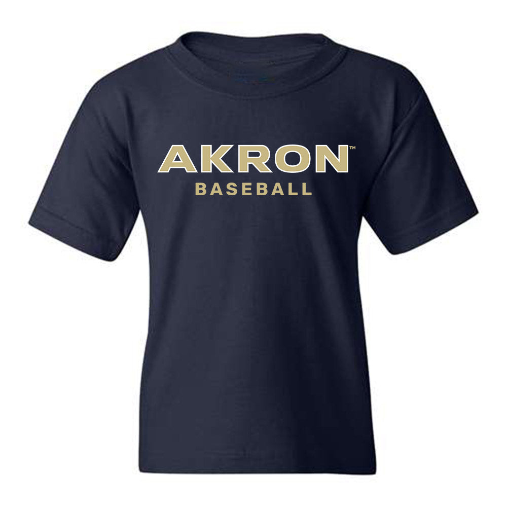 Akron - NCAA Baseball : David Moore - Classic Shersey Youth T-Shirt Hoodie, Sweatshirt | PureTeeCo.com (Image 1)