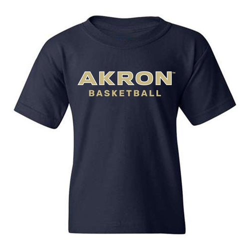 Akron - NCAA Men's Basketball : Zachary Halligan - Classic Shersey Youth T-Shirt Hoodie, Sweatshirt | PureTeeCo.com (Image 1)
