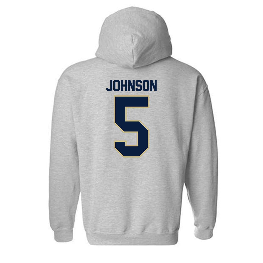 Akron - NCAA Men's Basketball : Tavari Johnson - Classic Fashion Shersey Hooded Sweatshirt Style002 T-Shirts,... (Image 2)
