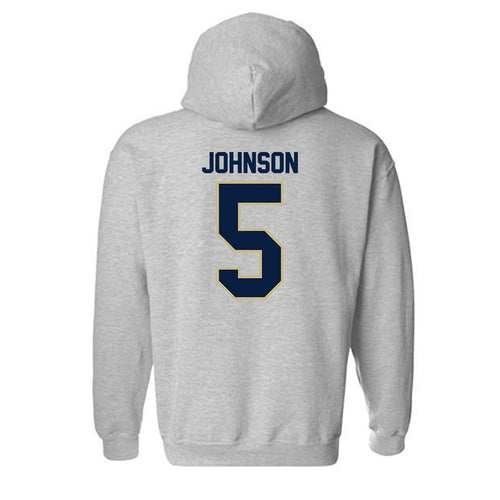 Akron - NCAA Men's Basketball : Tavari Johnson - Classic Fashion Shersey Hooded Sweatshirt Style002 T-Shirts,... (Image 2)