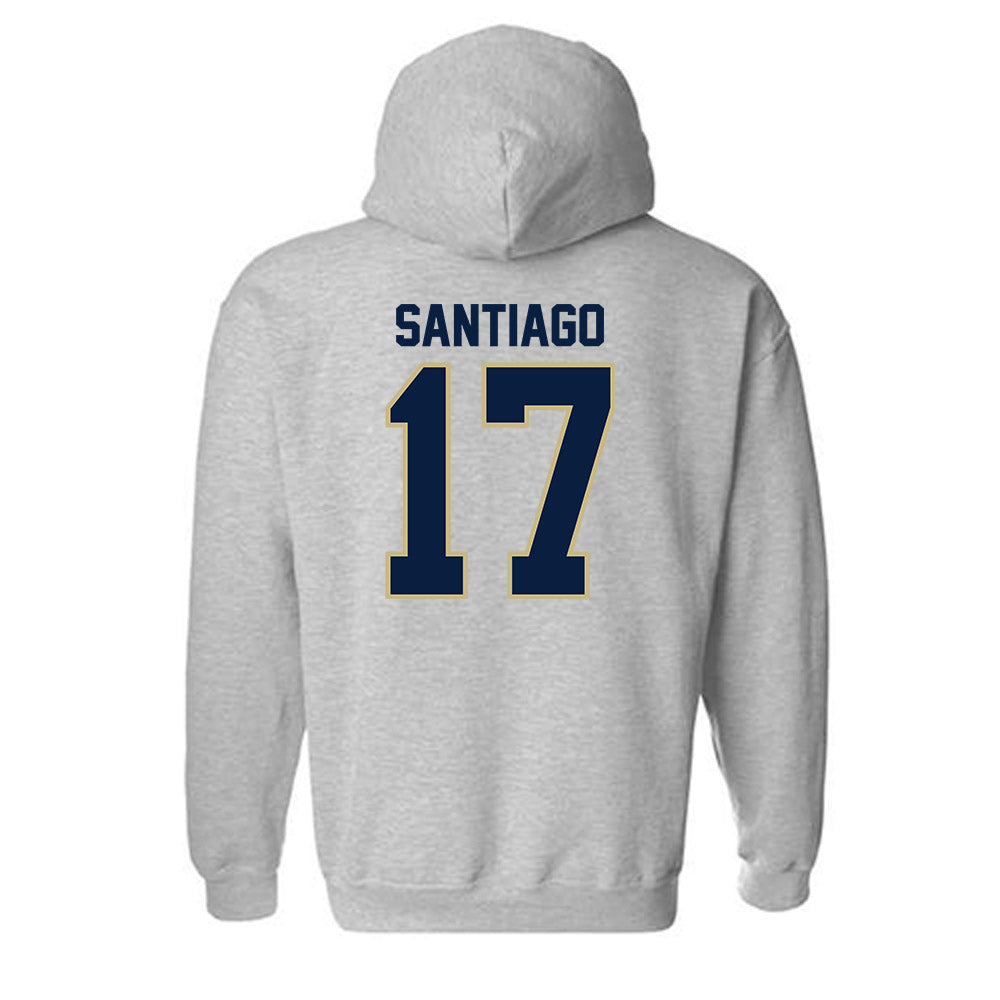Akron - NCAA Women's Swimming & Diving : Alanis Santiago - Classic Fashion Shersey Hooded Sweatshirt Style001... (Image 2)