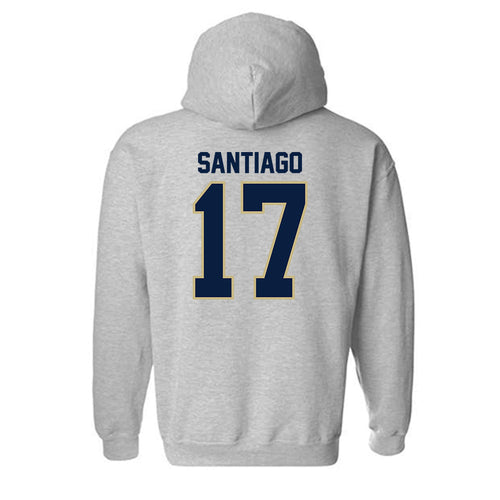 Akron - NCAA Women's Swimming & Diving : Alanis Santiago - Classic Fashion Shersey Hooded Sweatshirt Style001... (Image 2)