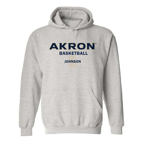 Akron - NCAA Men's Basketball : Tavari Johnson - Classic Fashion Shersey Hooded Sweatshirt T-Shirts, Hoodie | PureTeeCo.com