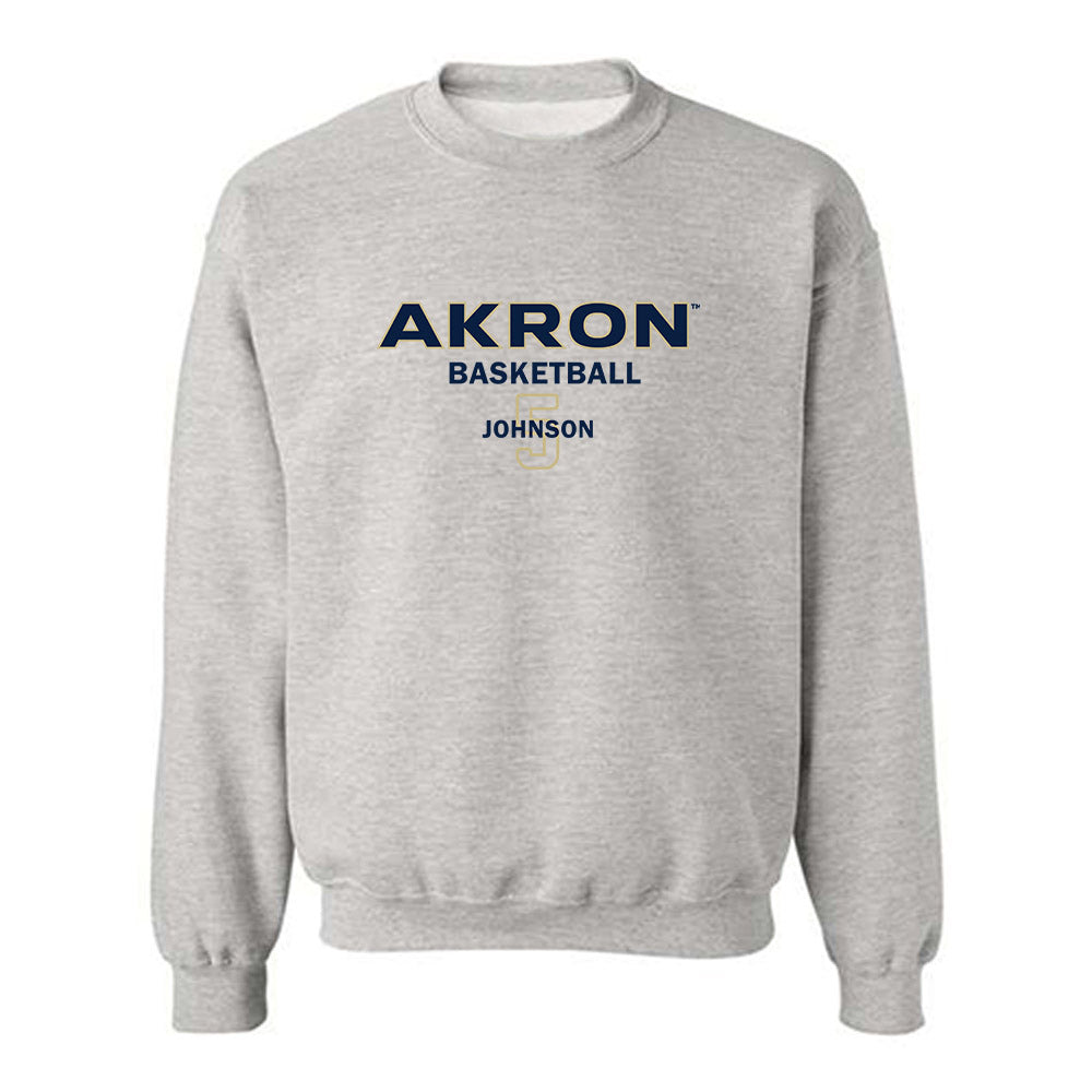 Akron - NCAA Men's Basketball : Tavari Johnson - Classic Fashion Shersey Crewneck Sweatshirt Style002 T-Shirts, Hoodie