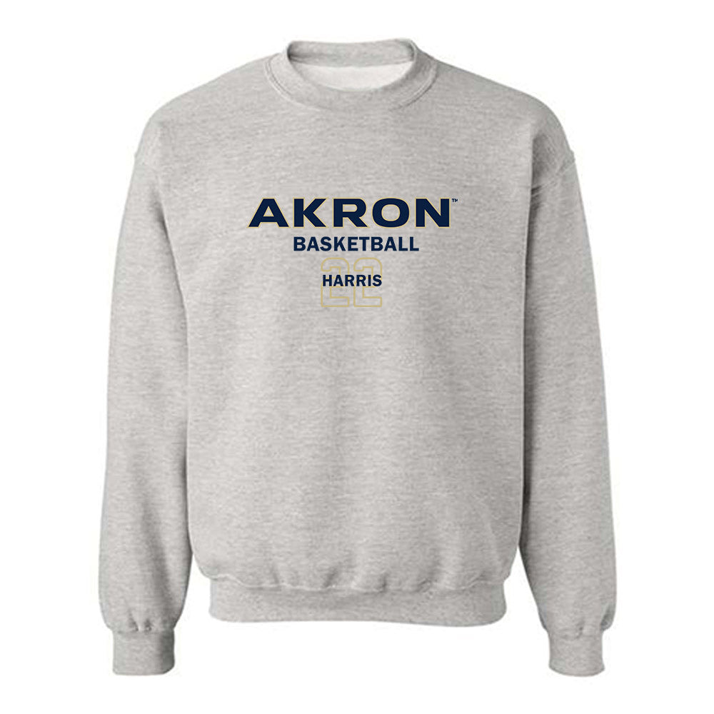 Akron - NCAA Men's Basketball : Josiah Harris - Classic Fashion Shersey Crewneck Sweatshirt Style001 T-Shirts, Hoodie