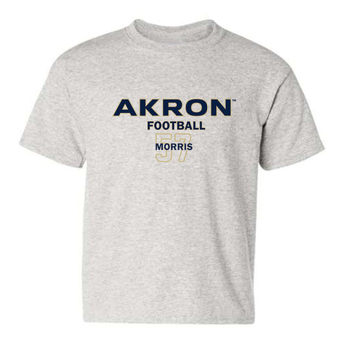 Akron - NCAA Football : Delvin Morris - Classic Fashion Shersey Youth T-Shirt Hoodie, Sweatshirt | PureTeeCo.com