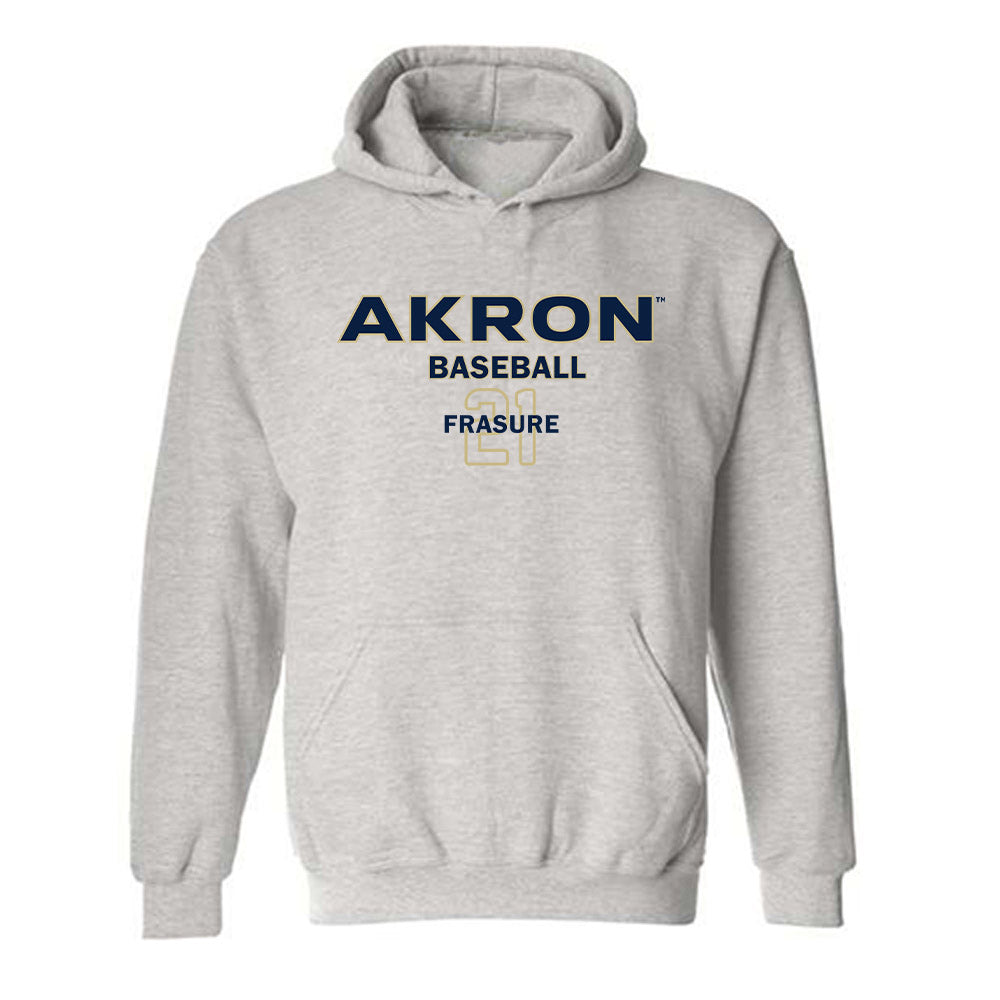 Akron - NCAA Baseball : Jackson Frasure - Classic Fashion Shersey Hooded Sweatshirt T-Shirts, Hoodie | PureTeeCo.com