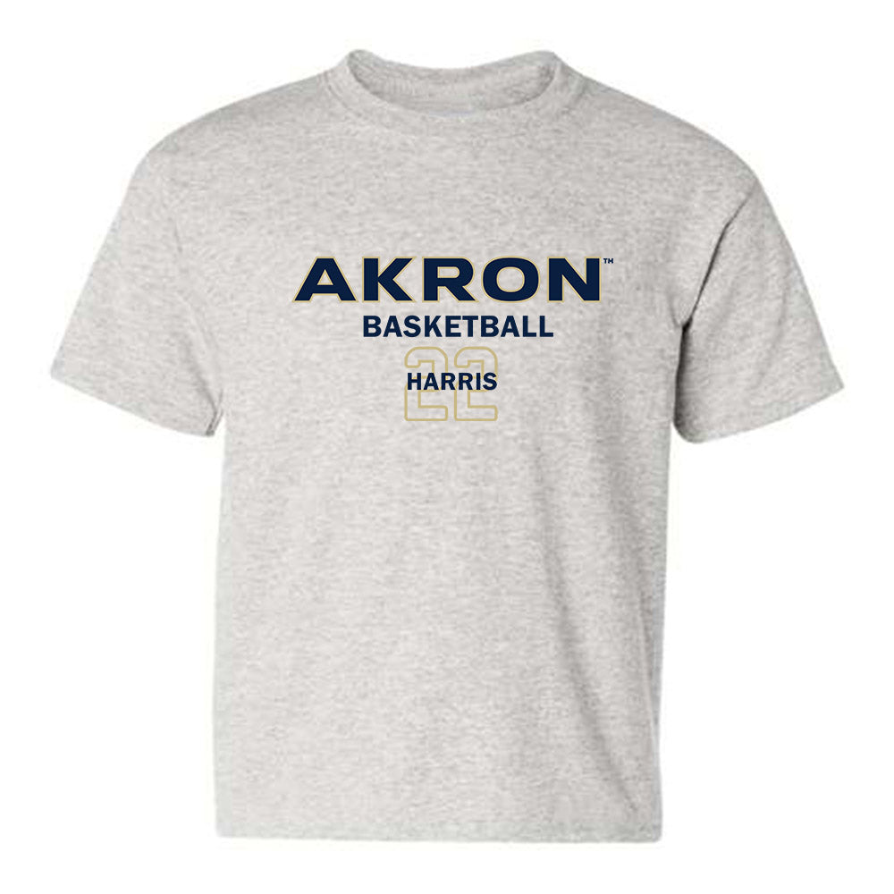 Akron - NCAA Men's Basketball : Josiah Harris - Classic Fashion Shersey Youth T-Shirt Style001 Hoodie, Sweatshirt