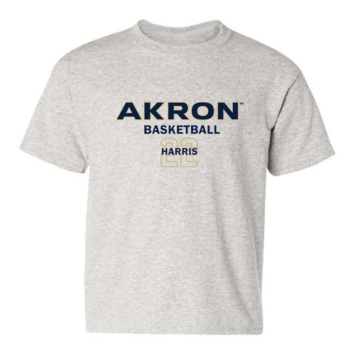Akron - NCAA Men's Basketball : Josiah Harris - Classic Fashion Shersey Youth T-Shirt Style001 Hoodie, Sweatshirt