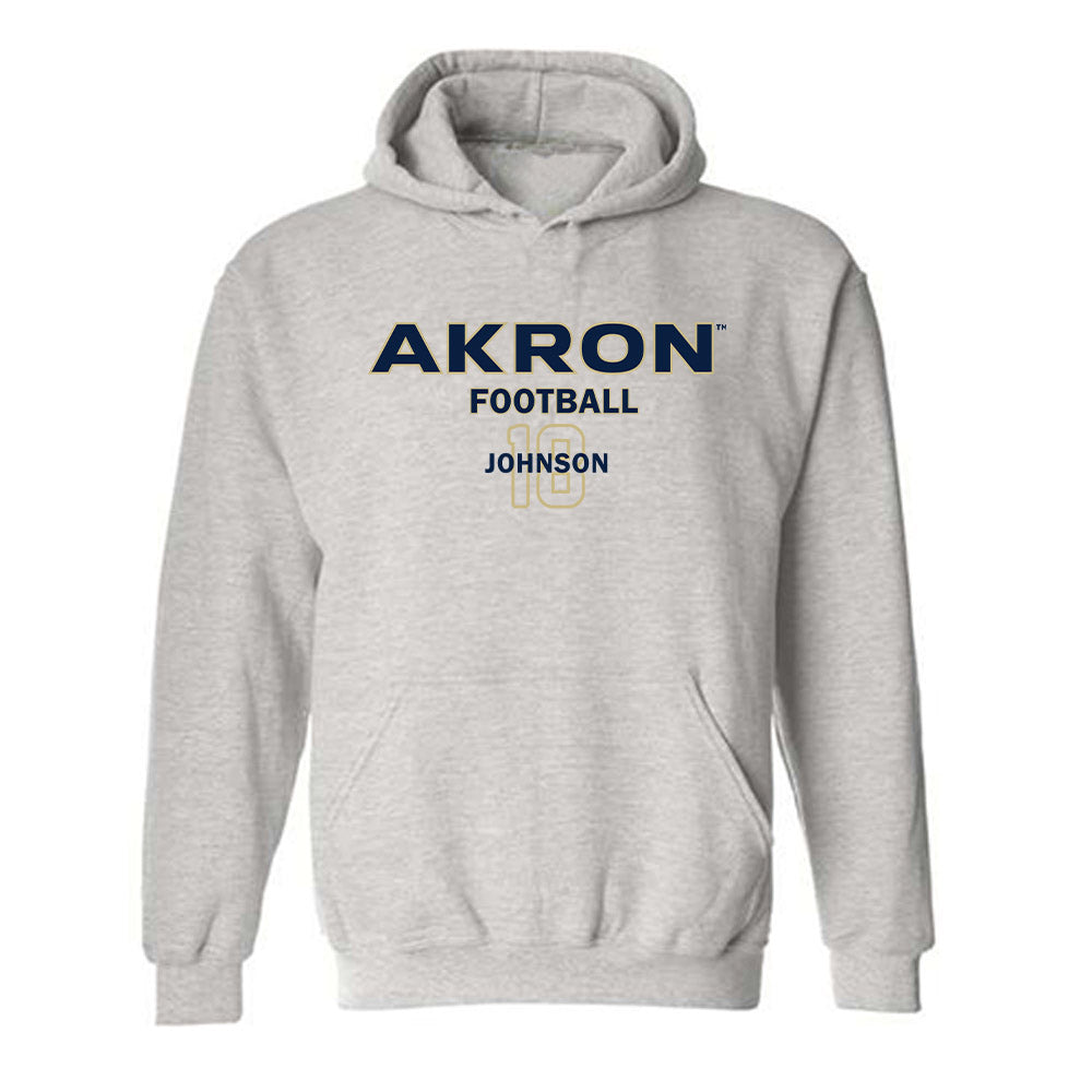 Akron - NCAA Football : DiMarco Johnson - Classic Fashion Shersey Hooded Sweatshirt Style001 T-Shirts, Hoodie | PureTeeCo.com
