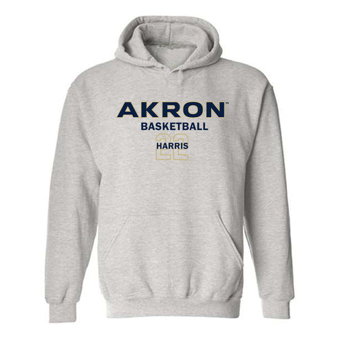 Akron - NCAA Men's Basketball : Josiah Harris - Classic Fashion Shersey Hooded Sweatshirt T-Shirts, Hoodie | PureTeeCo.com
