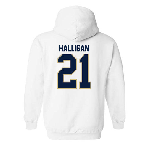 Akron - NCAA Men's Basketball : Zachary Halligan - Hooded Sweatshirt T-Shirts, Hoodie | PureTeeCo.com (Image 2)