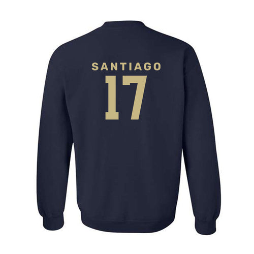 Akron - NCAA Women's Swimming & Diving : Alanis Santiago - Classic Shersey Crewneck Sweatshirt Style003... (Image 2)