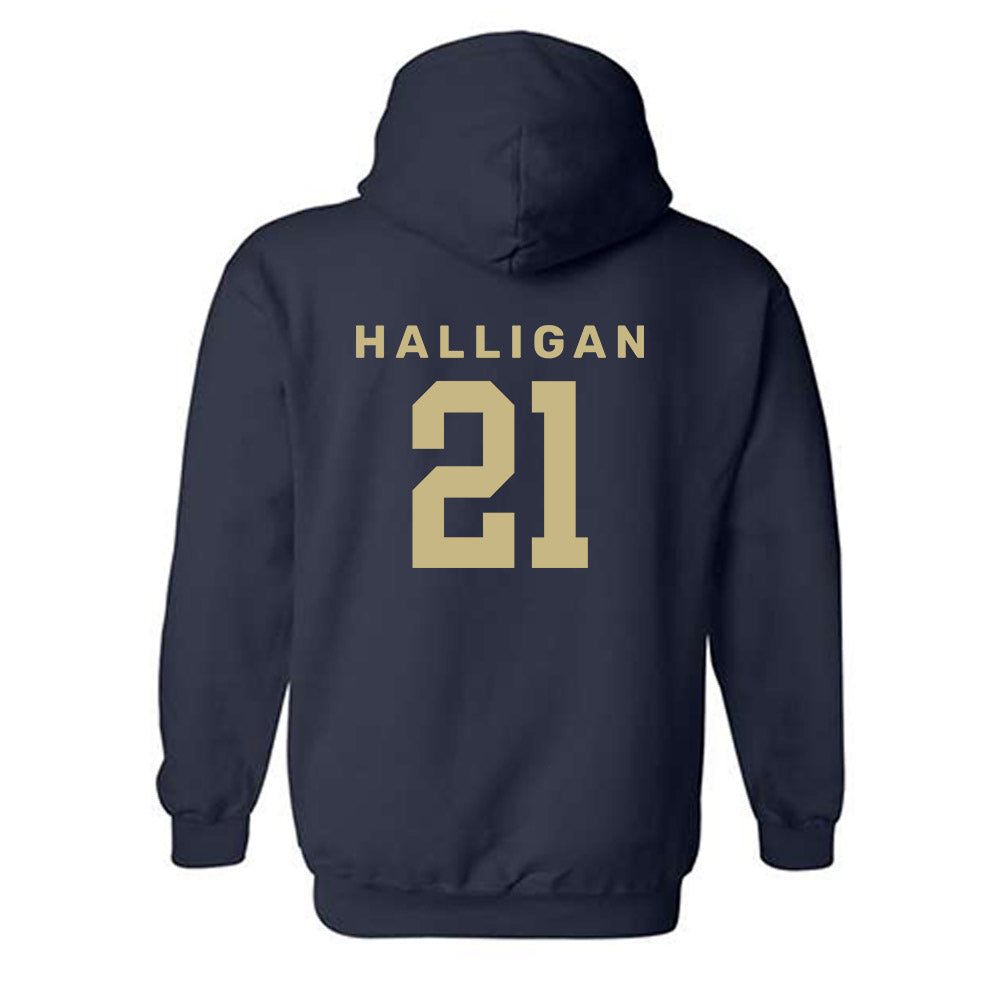Akron - NCAA Men's Basketball : Zachary Halligan - Classic Shersey Hooded Sweatshirt Style002 T-Shirts, Hoodie (Image 2)