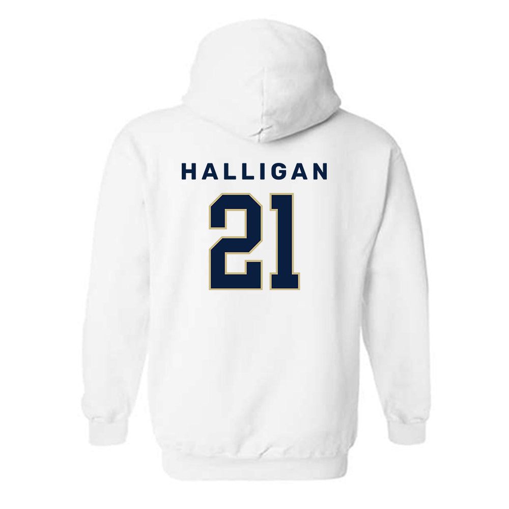 Akron - NCAA Men's Basketball : Zachary Halligan - Classic Shersey Hooded Sweatshirt Style001 T-Shirts, Hoodie (Image 2)