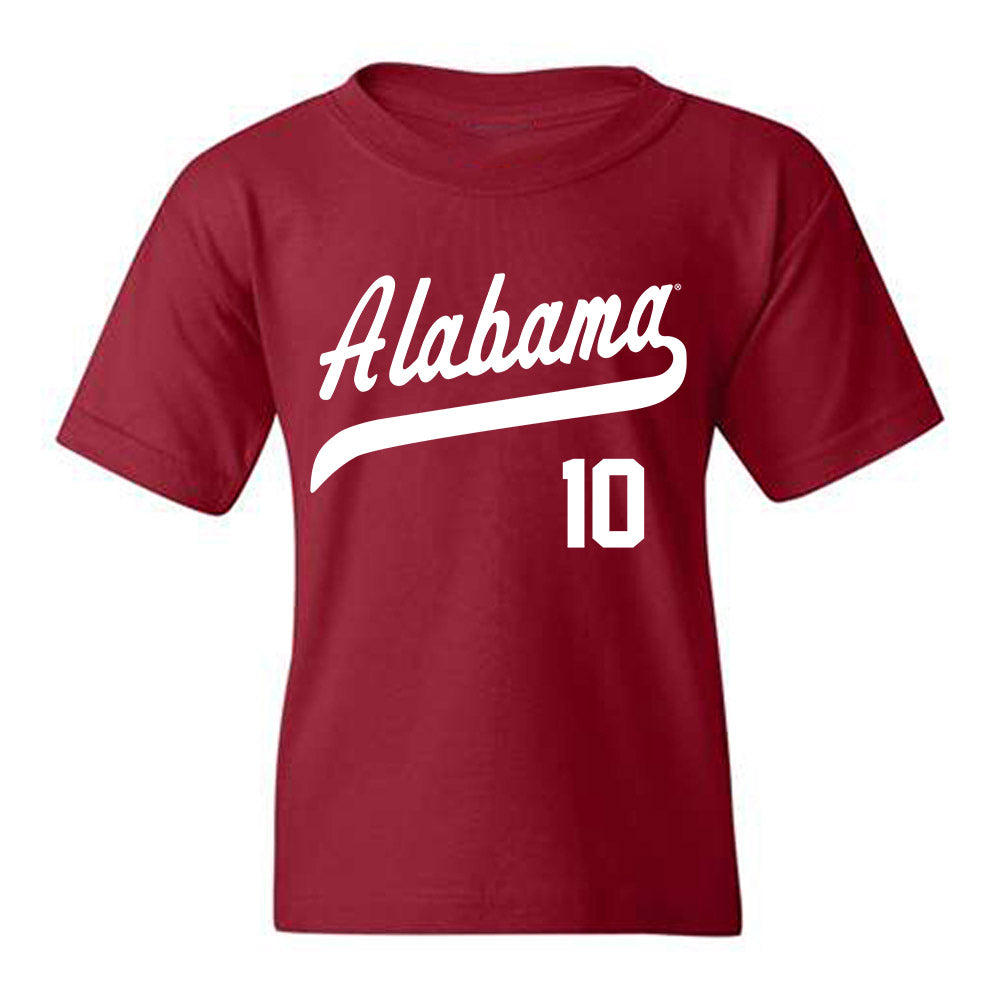 Alabama - NCAA Baseball : Brady Neal - Classic Shersey Youth T-Shirt Style001 Hoodie, Sweatshirt | PureTeeCo.com (Image 1)