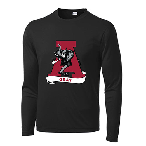 Alabama - Football Alumni : Alan Gray - Activewear Long Sleeve T-Shirt Hoodie, Sweatshirt | PureTeeCo.com (Image 2)