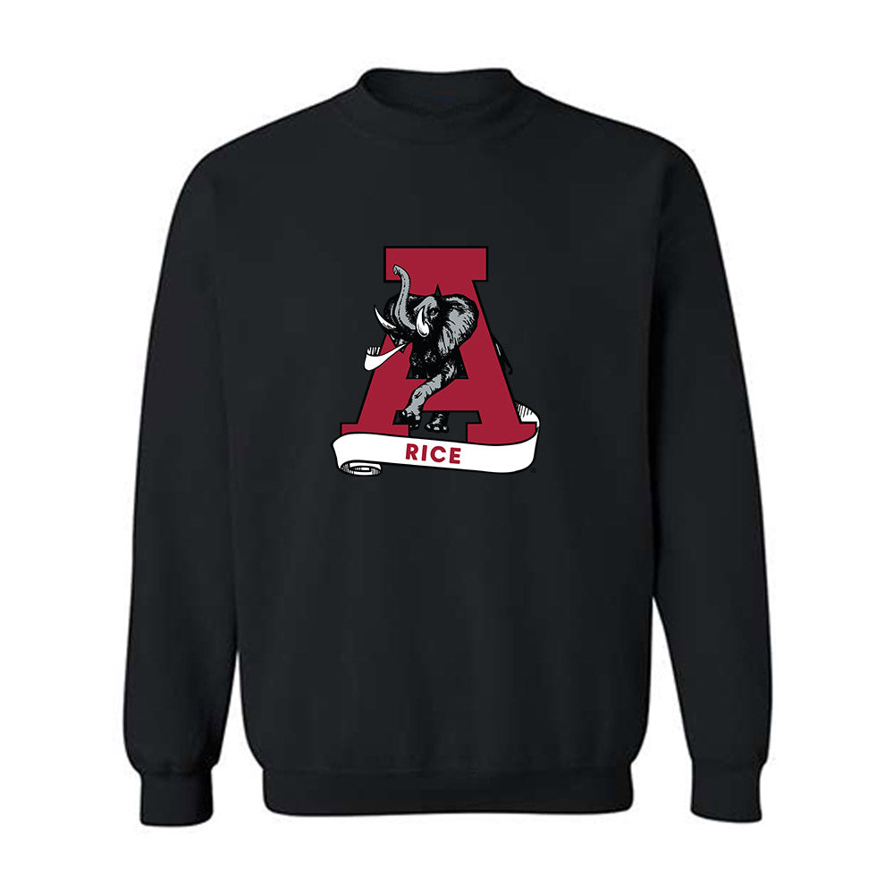 Alabama - Football Alumni : Jonathan Rice - Crewneck Sweatshirt Style002 T-Shirts, Hoodie | PureTeeCo.com (Image 1)
