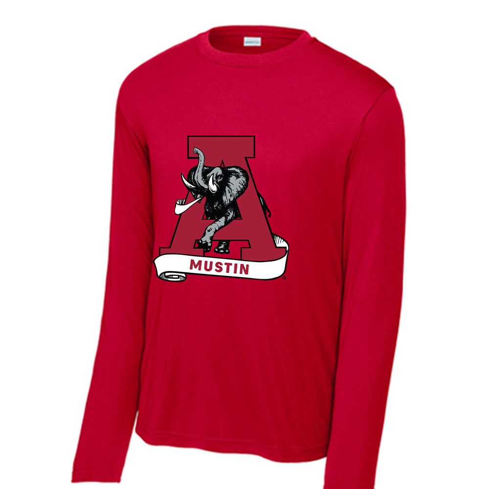 Alabama - Football Alumni : William Mustin - Activewear Long Sleeve T-Shirt Hoodie, Sweatshirt | PureTeeCo.com (Image 3)