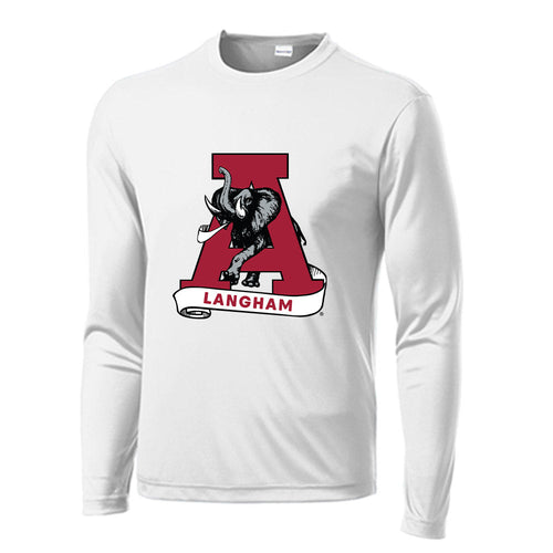 Alabama - Football Alumni : Antonio Langham - Activewear Long Sleeve T-Shirt Hoodie, Sweatshirt | PureTeeCo.com (Image 1)