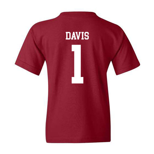 Alabama - Mens Basketball Alumni : Chuck Davis - Youth T-Shirt Hoodie, Sweatshirt | PureTeeCo.com (Image 2)