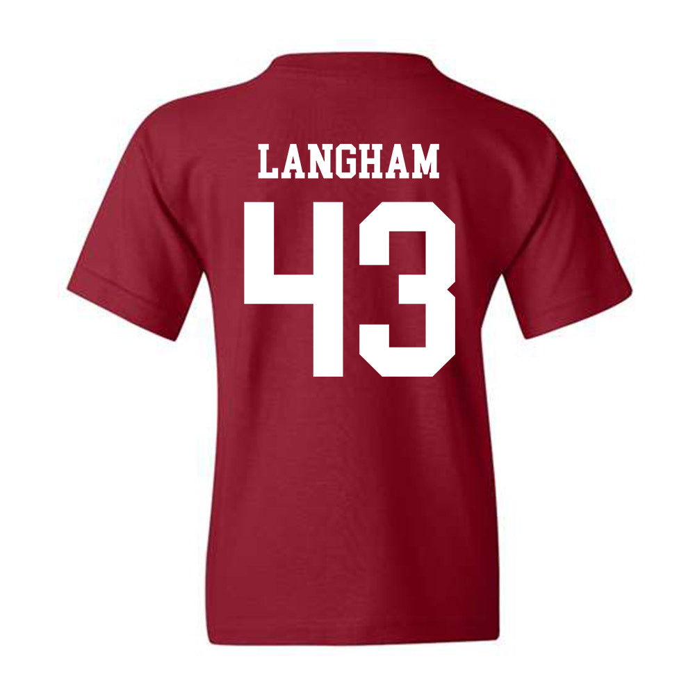 Alabama - Football Alumni : Antonio Langham - Classic Shersey Youth T-Shirt Hoodie, Sweatshirt | PureTeeCo.com (Image 2)