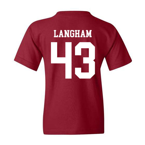 Alabama - Football Alumni : Antonio Langham - Classic Shersey Youth T-Shirt Hoodie, Sweatshirt | PureTeeCo.com (Image 2)