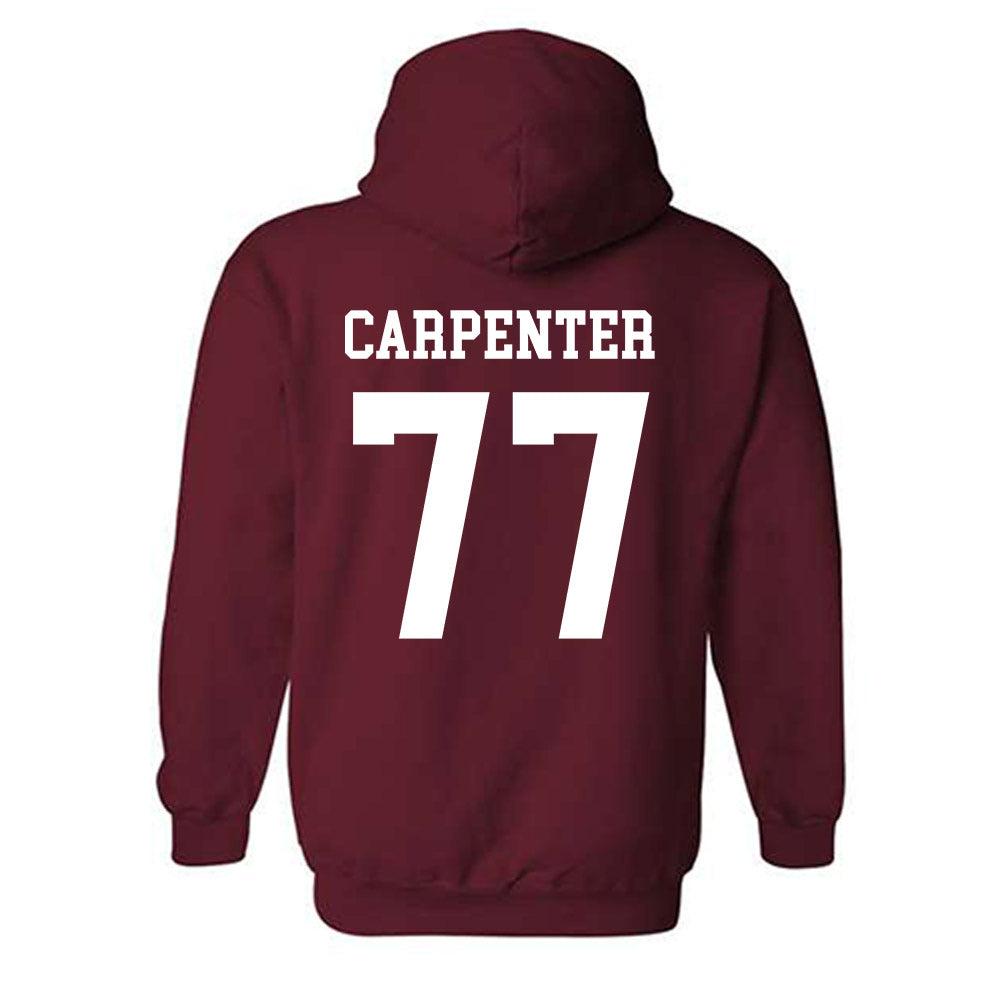 Alabama - Football Alumni : James Carpenter - Classic Shersey Hooded Sweatshirt T-Shirts, Hoodie | PureTeeCo.com (Image 2)