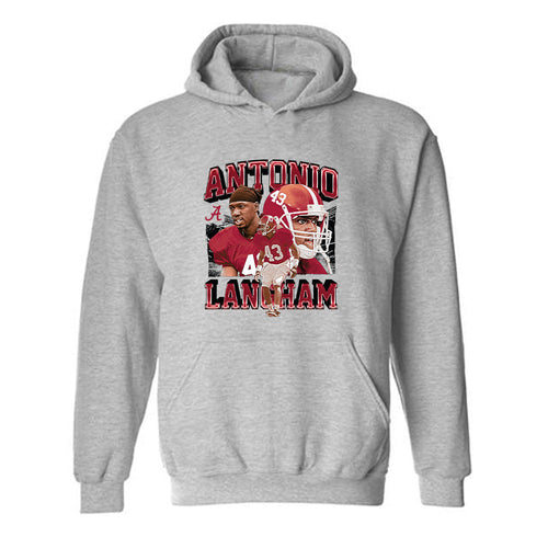 Alabama - Football Alumni : Antonio Langham - Player Collage Hooded Sweatshirt T-Shirts, Hoodie | PureTeeCo.com